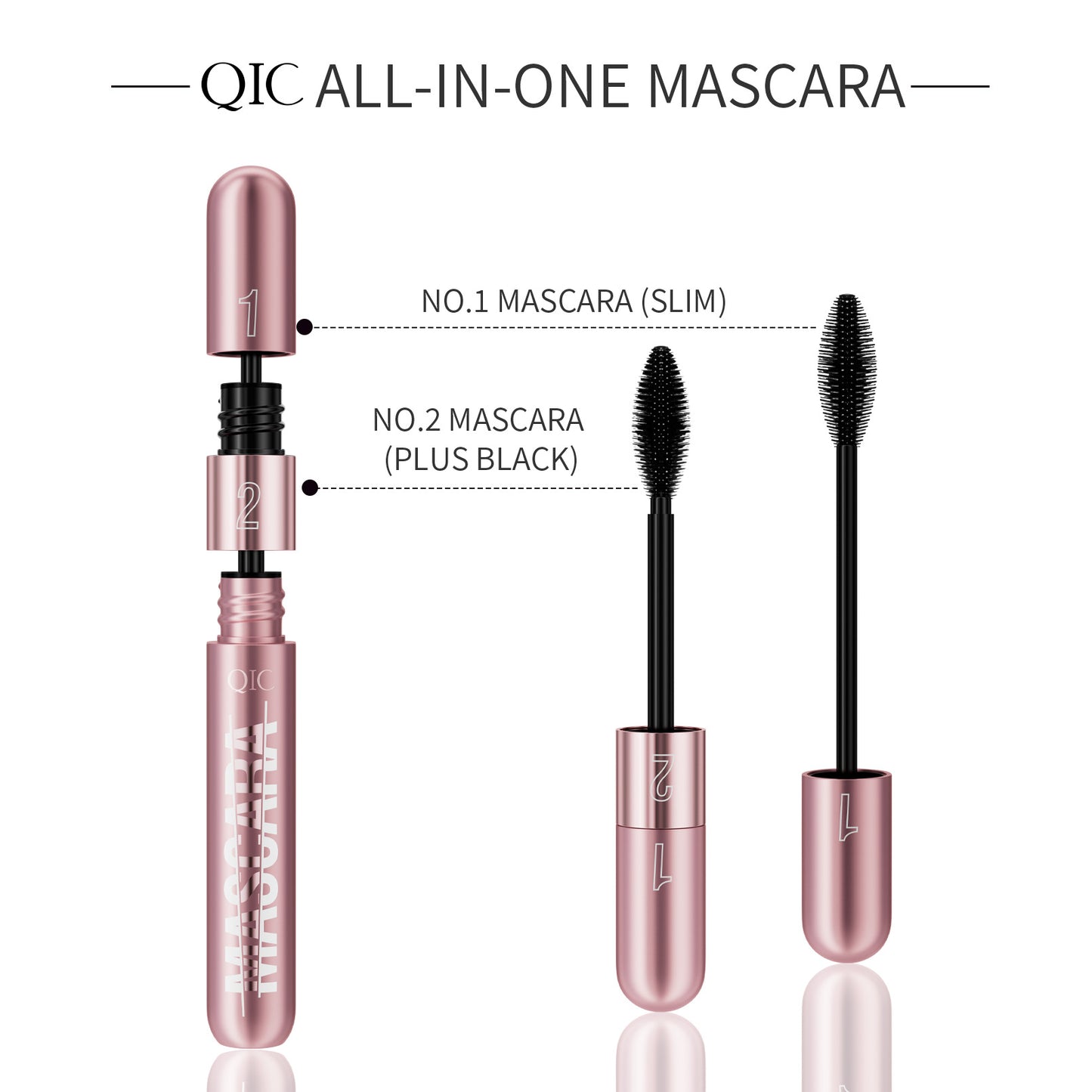 QIC Double-effect Mascara with 4D Brush